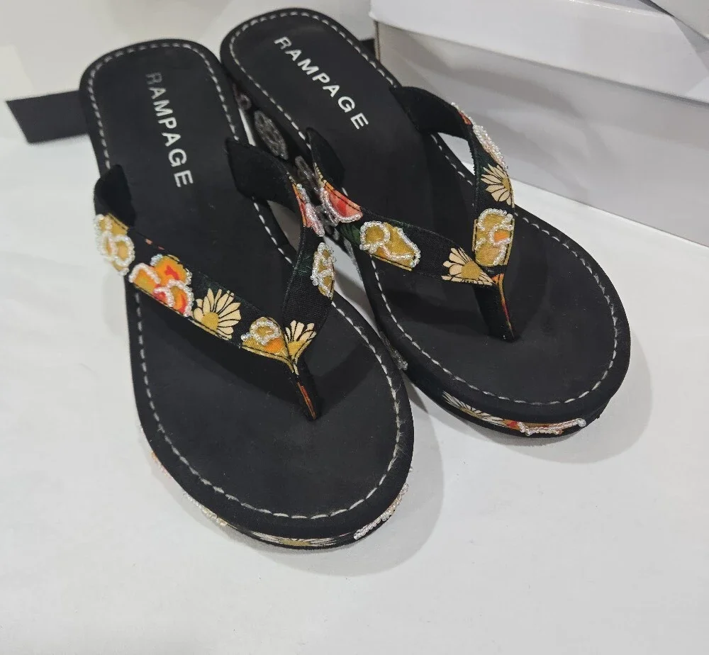 Rampage black wedge